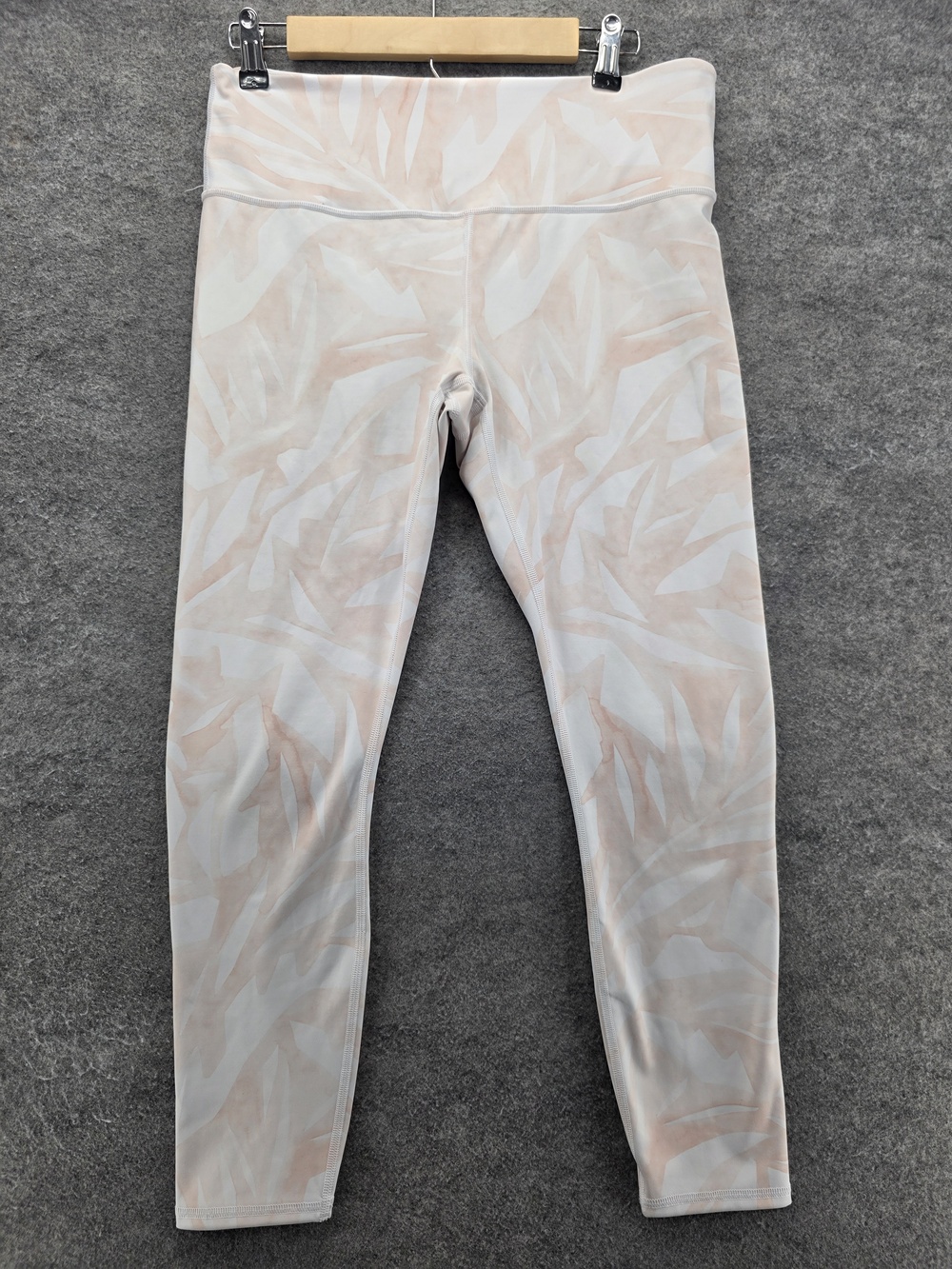 Athleta Leggings Womens Large High Rise Palm Print Yoga Activewear Gym Workout
